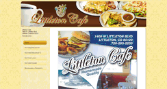 Desktop Screenshot of littleton-cafe.com